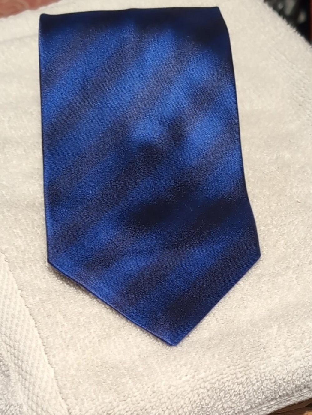 Men's Satin Neck Tie in Royal Blue
